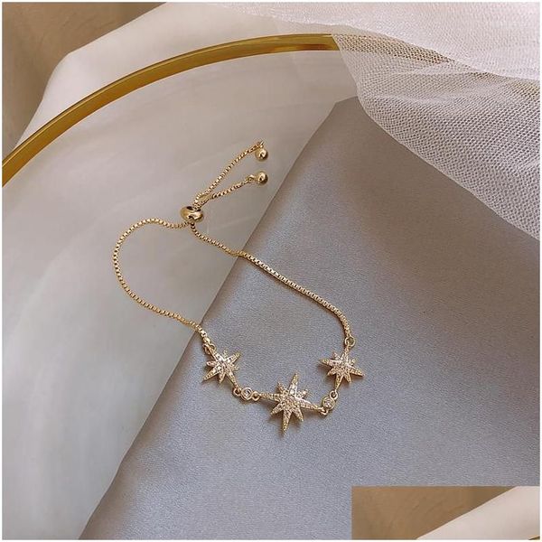 charm bracelets charm bracelets 2022 classic lucky star adjustable bracelet students fashion korean female jewelry party drop de dhaw0, Golden;silver
charm bracelets charm bracelets 2022 classic lucky star adjustable bracelet students fashion korean female jewelry party drop de dhaw0, Golden;silver
