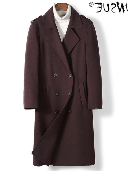 men's wool blends for men's doublesided wool jackets men clothing korean style coat male long autumn jacket mens 2023 chaquetas ho, Black
men's wool blends for men's doublesided wool jackets men clothing korean style coat male long autumn jacket mens 2023 chaquetas ho, Black