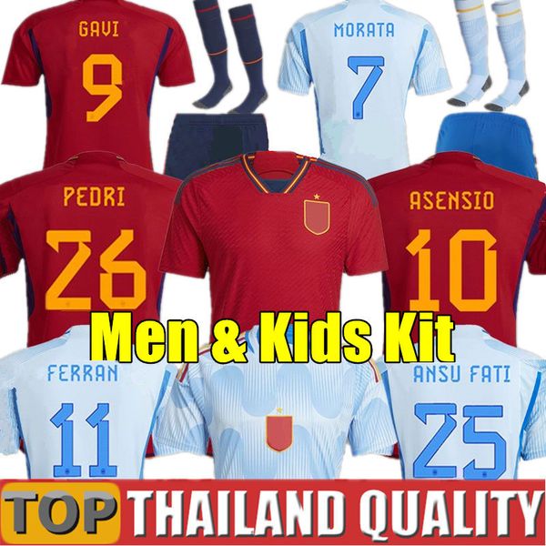 22 23 spain soccer jerseys 2022 2023 pedri espana llorente ansu fati ferran koke gavi azpilicueta ramos fans player version football shirt, Black;yellow
22 23 spain soccer jerseys 2022 2023 pedri espana llorente ansu fati ferran koke gavi azpilicueta ramos fans player version football shirt, Black;yellow