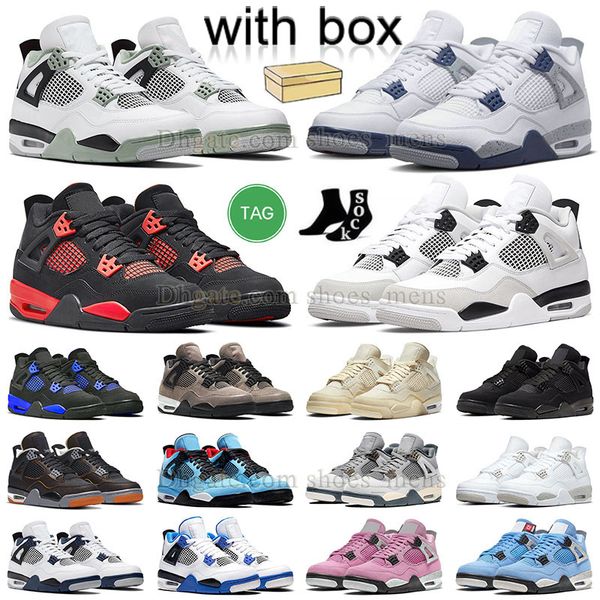 jordens 4 jorden 4s military blue balck basketball shoes jumpman 4 midnight navy with box retro blackcat white sail ow green blacks cats j4, Black
jordens 4 jorden 4s military blue balck basketball shoes jumpman 4 midnight navy with box retro blackcat white sail ow green blacks cats j4, Black