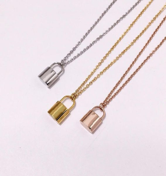 designer branded couple necklace fashion luxuries lock pendant necklaces 18k silver gold rose titanium steel plated women necklace9228270
designer branded couple necklace fashion luxuries lock pendant necklaces 18k silver gold rose titanium steel plated women necklace9228270