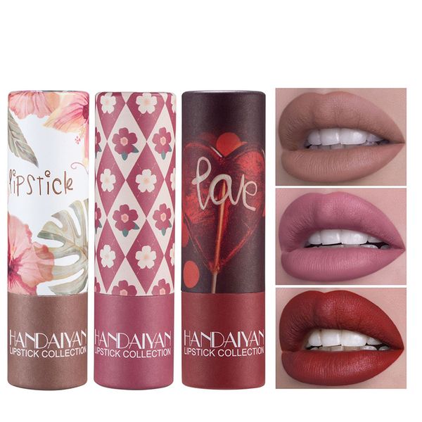 handaiyan matte moisture lipstick waterproof velvet nude lip gloss for women cosmetics
handaiyan matte moisture lipstick waterproof velvet nude lip gloss for women cosmetics