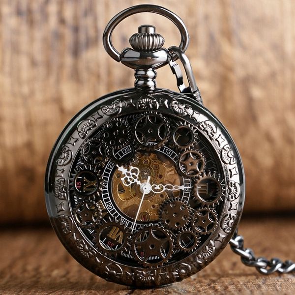 pocket watches vintage gear wheel skeleton mechanical hollow case hand winding pendant clock roman numerals retro for men 221116, Slivery;golden
pocket watches vintage gear wheel skeleton mechanical hollow case hand winding pendant clock roman numerals retro for men 221116, Slivery;golden