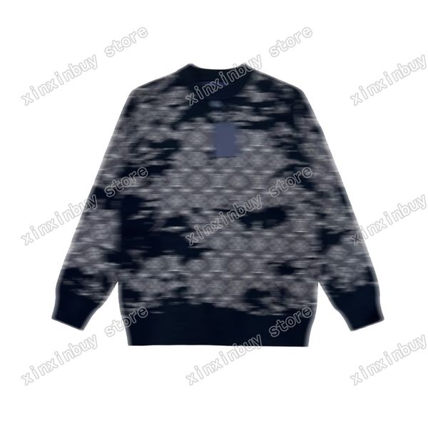 xinxinbuy men designer hoodie sweater tie dye jacquard pocket paris women black white blue khaki s-2xl, Black;brown
xinxinbuy men designer hoodie sweater tie dye jacquard pocket paris women black white blue khaki s-2xl, Black;brown
