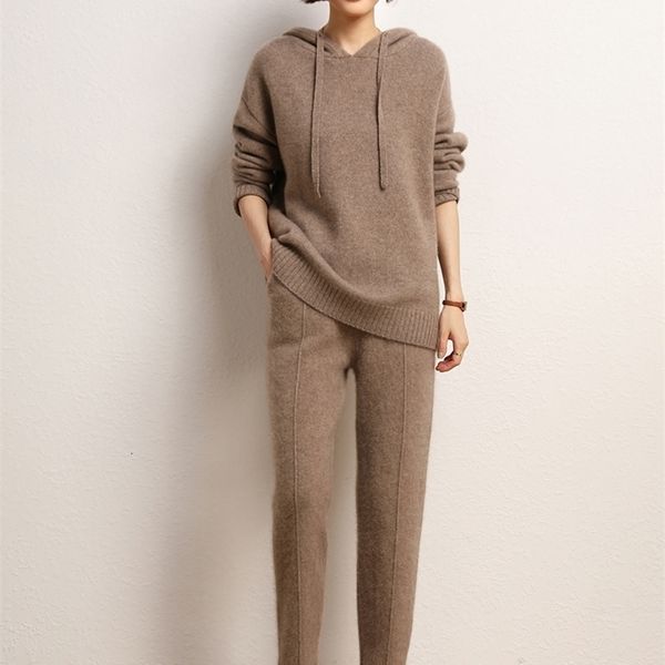 womens two piece pants fashion suit autumn winter 100% cashmere knitted sweater women and harem twopiece female girl clothes 221115, White
womens two piece pants fashion suit autumn winter 100% cashmere knitted sweater women and harem twopiece female girl clothes 221115, White