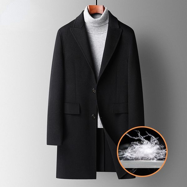 men's wool blends mrmt brand 100 wool lapel doublefaced tweed coat men's long down detachable liner wool coat overcoat for male 22, Black
men's wool blends mrmt brand 100 wool lapel doublefaced tweed coat men's long down detachable liner wool coat overcoat for male 22, Black