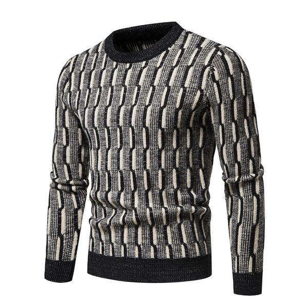 men's sweaters men's knitted sweater casual slim round neck pullover winter youth casual knit sweater 221117, White;black
men's sweaters men's knitted sweater casual slim round neck pullover winter youth casual knit sweater 221117, White;black