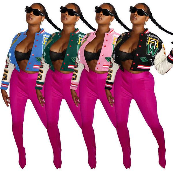 2023 spring winter woolen baseball jacket suit full position printed threaded varsity coat desinger women cropped patchwork button letterman, Black;brown
2023 spring winter woolen baseball jacket suit full position printed threaded varsity coat desinger women cropped patchwork button letterman, Black;brown