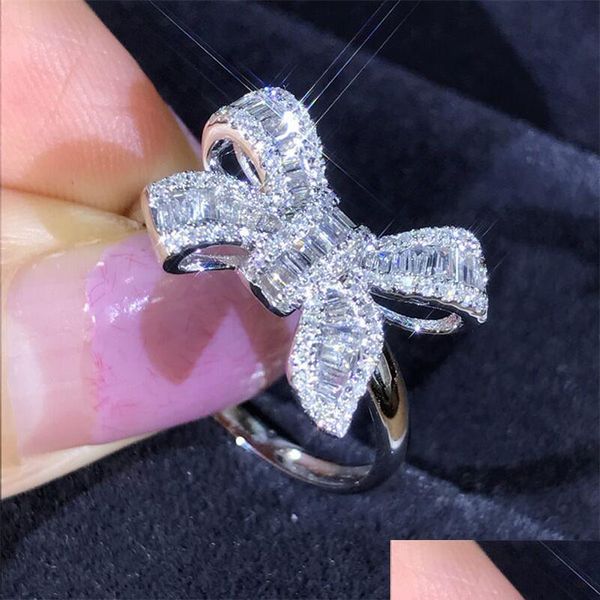 cluster rings crystal bowknot ring deisgn knot diamond engagement wedding for women fashion jewelry gift drop delivery dhk0s, Golden;silver
cluster rings crystal bowknot ring deisgn knot diamond engagement wedding for women fashion jewelry gift drop delivery dhk0s, Golden;silver