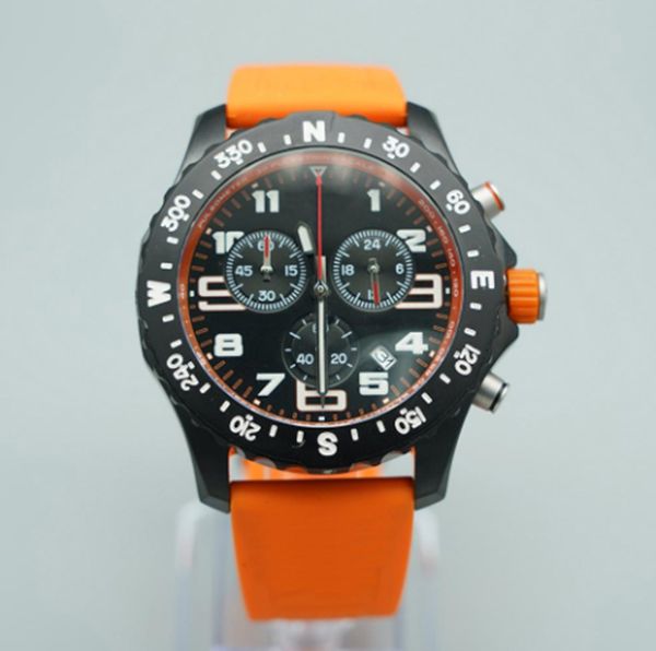 master design men's watch japan quartz endurance pro avenger chronograph 44mm watches orange rubber 1884 men watches hardex glass wrist, Slivery;brown
master design men's watch japan quartz endurance pro avenger chronograph 44mm watches orange rubber 1884 men watches hardex glass wrist, Slivery;brown