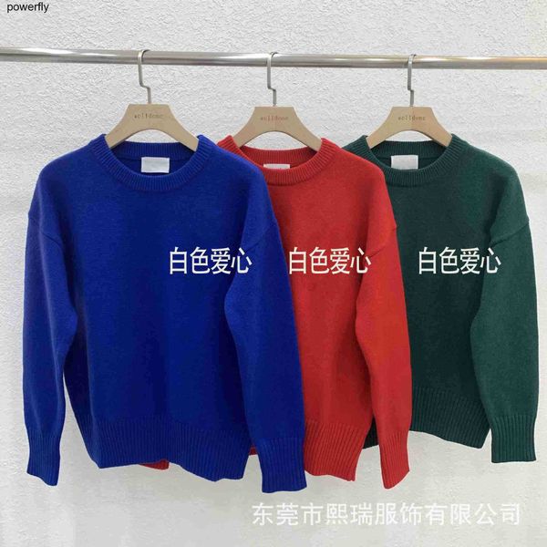 men's sweaters designer correct edition amis christmas sweater loose pullover slouchy sense blue fashion streetwear sweaters, White;black
men's sweaters designer correct edition amis christmas sweater loose pullover slouchy sense blue fashion streetwear sweaters, White;black