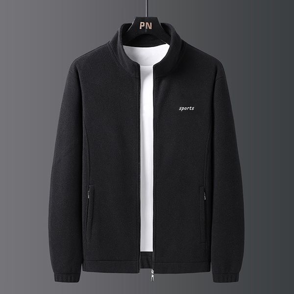 Outerwear Men's outdoor fleece jacket Autumn and winter new youth fashion casual fleece warm oversize jacket, Black
Outerwear Men's outdoor fleece jacket Autumn and winter new youth fashion casual fleece warm oversize jacket, Black