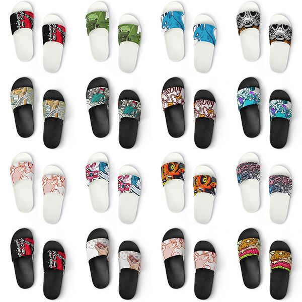 men women custom slippers shoes artoon animal design diy word black white blue red mens trainer 011
men women custom slippers shoes artoon animal design diy word black white blue red mens trainer 011