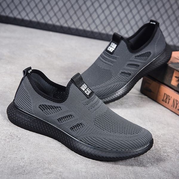 dress shoes summer men's mesh breathable casual solid color men's set foot sneakers outdoor comfortable fashion men's tennis, Black
dress shoes summer men's mesh breathable casual solid color men's set foot sneakers outdoor comfortable fashion men's tennis, Black