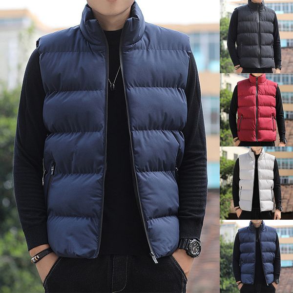 mens down parkas winter warm men quilted vest body sleeveless padded jacket coat outwear classic windproof outfits pocket parka 221117, Black
mens down parkas winter warm men quilted vest body sleeveless padded jacket coat outwear classic windproof outfits pocket parka 221117, Black
