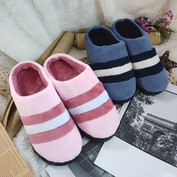 wholesale platform striped indoor cotton slipper winter plush home slippers, Black
wholesale platform striped indoor cotton slipper winter plush home slippers, Black