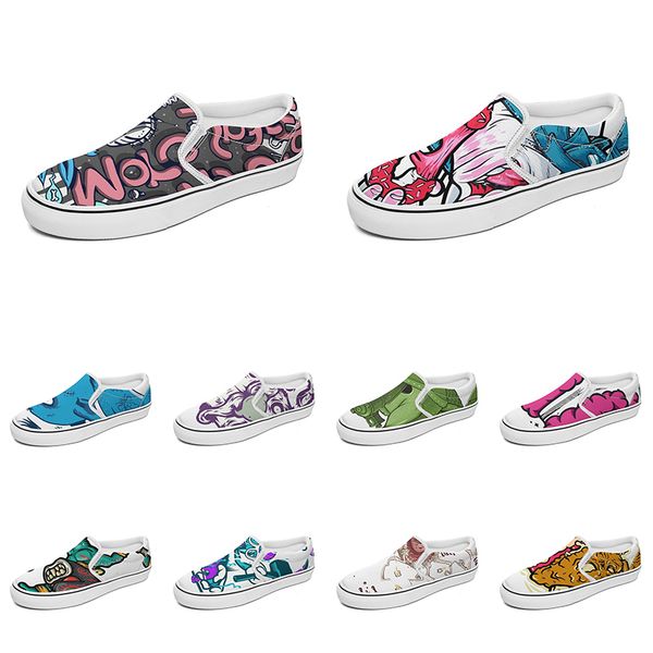 men women custom slip on canvas shoes anime cartoon animal design diy word black white blue red outdoor mens trainer 127
men women custom slip on canvas shoes anime cartoon animal design diy word black white blue red outdoor mens trainer 127