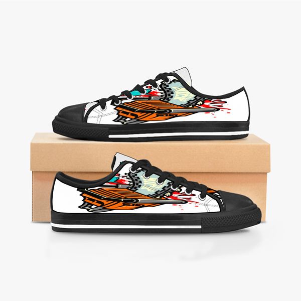 men women diy custom shoes low canvas skateboard sneakers triple black customization uv printing sports sneakers wangji 160-12
men women diy custom shoes low canvas skateboard sneakers triple black customization uv printing sports sneakers wangji 160-12