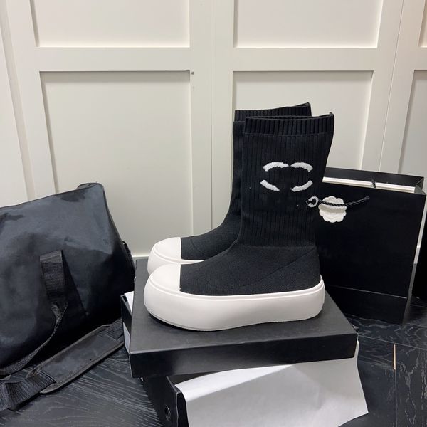 woman knit sock boots designer boot dress shoes ankle short booties cha sports trainers nel sneakers black brown knit double letter boot c l
woman knit sock boots designer boot dress shoes ankle short booties cha sports trainers nel sneakers black brown knit double letter boot c l
