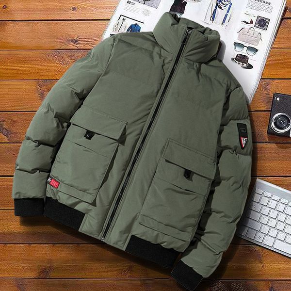 mens down parkas bomber jacket thick military autumn winter cotton padded puffer harajuku casual coats fashion clothing 221117, Black
mens down parkas bomber jacket thick military autumn winter cotton padded puffer harajuku casual coats fashion clothing 221117, Black