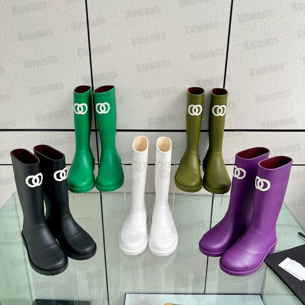 women rain boots rubber booties winter waterproof designer luxury knee high boot caoutchouc black thick heel sole ankle g220720 size 35-40
women rain boots rubber booties winter waterproof designer luxury knee high boot caoutchouc black thick heel sole ankle g220720 size 35-40
