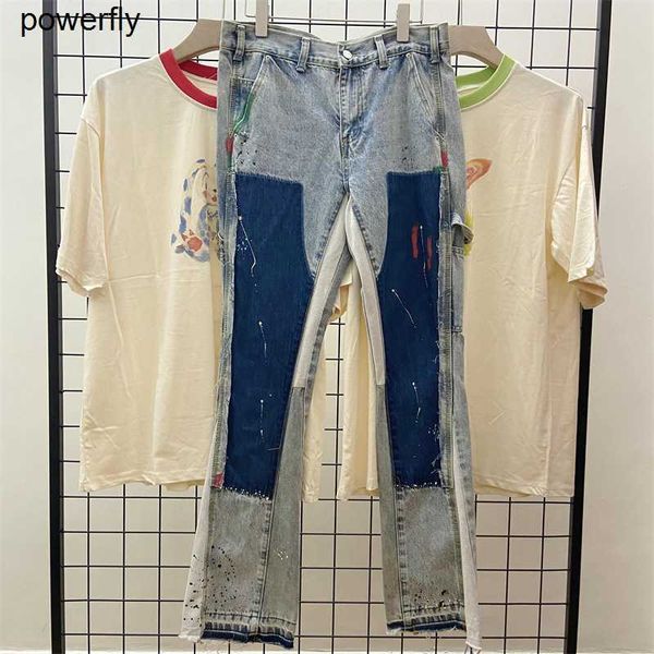new men's jeans galery dept designer contrast wash splash stitching men's fashion streetwear jeans, Blue
new men's jeans galery dept designer contrast wash splash stitching men's fashion streetwear jeans, Blue