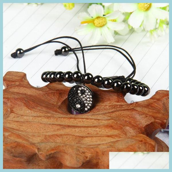 charm bracelets wholesale mix colors 6mm brass beads micro inlay black cz ying yang tai chi charms pendants rame bracel dh3ek, Golden;silver
charm bracelets wholesale mix colors 6mm brass beads micro inlay black cz ying yang tai chi charms pendants rame bracel dh3ek, Golden;silver