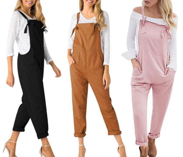 women's jumpsuits & rompers new summer versatile loose pocket suspenders women's plus-size jumpsuit, Black;white
women's jumpsuits & rompers new summer versatile loose pocket suspenders women's plus-size jumpsuit, Black;white