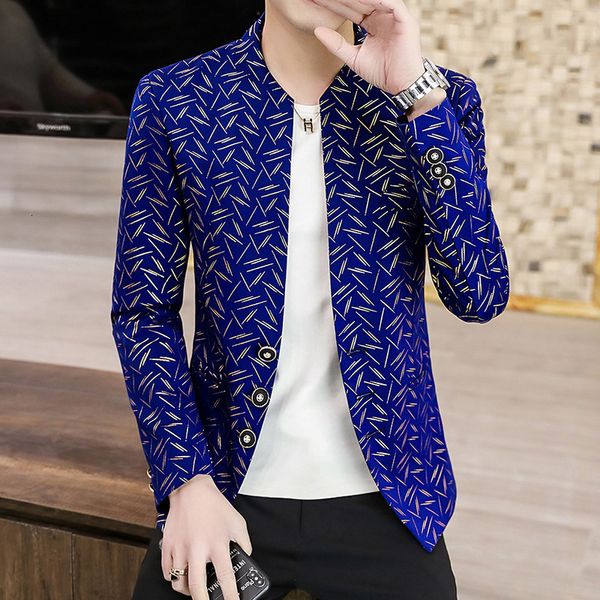 mens suits blazers hoo stand collar printed blazeryouth autumn casual fashion personalized blazer 221117, White;black
mens suits blazers hoo stand collar printed blazeryouth autumn casual fashion personalized blazer 221117, White;black