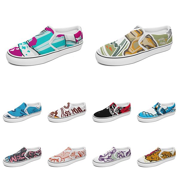 men women custom slip on canvas shoes anime cartoon animal design diy word black white blue red outdoor mens trainer 055
men women custom slip on canvas shoes anime cartoon animal design diy word black white blue red outdoor mens trainer 055