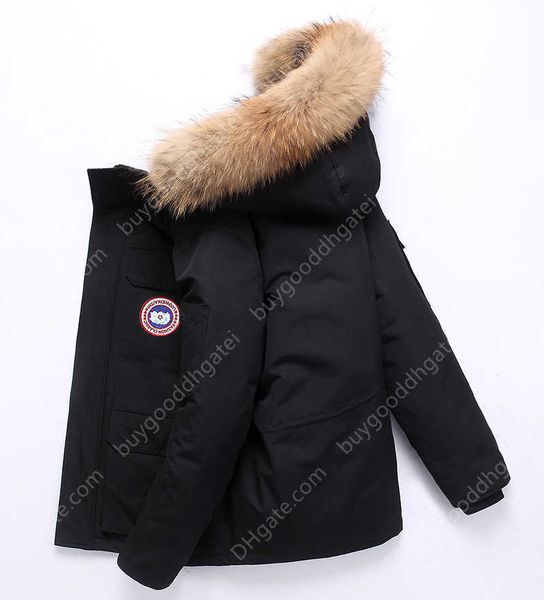 couple 08 expeditionary school overcome white duck down large fur collar workwear coat men's wear, Black
couple 08 expeditionary school overcome white duck down large fur collar workwear coat men's wear, Black