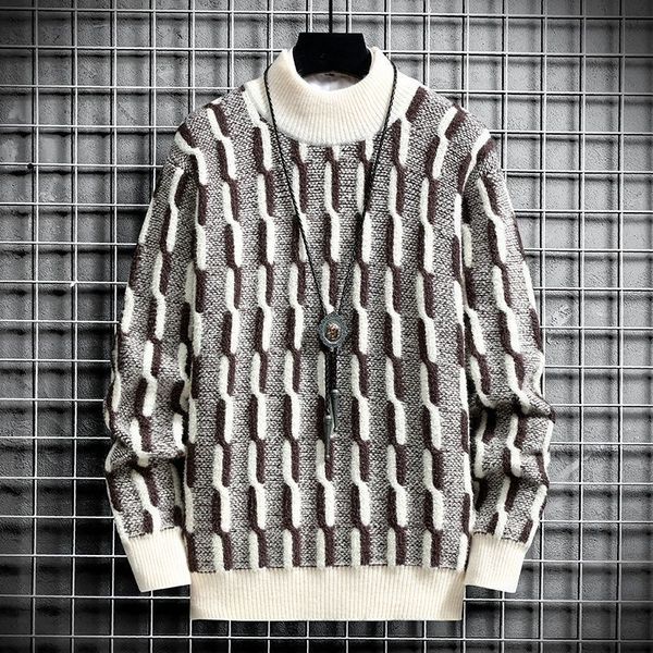 men's sweaters fashion casusl turtleneck striped sweaters jumpers men's clothing winter loose allmatch warm knitted pullovers 221, White;black
men's sweaters fashion casusl turtleneck striped sweaters jumpers men's clothing winter loose allmatch warm knitted pullovers 221, White;black