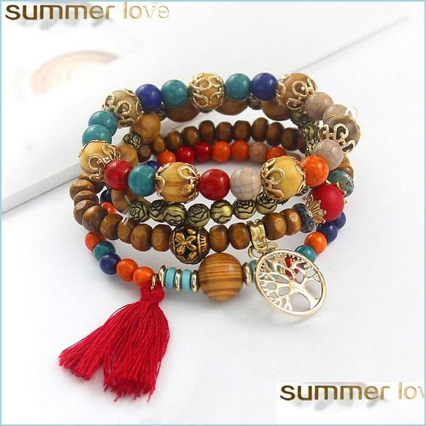 beaded classic bead bracelet set for women mtilayer natural wooden boho vintage tree tassel charms beads bracelets jewelry gifts dro dhnld, Black
beaded classic bead bracelet set for women mtilayer natural wooden boho vintage tree tassel charms beads bracelets jewelry gifts dro dhnld, Black