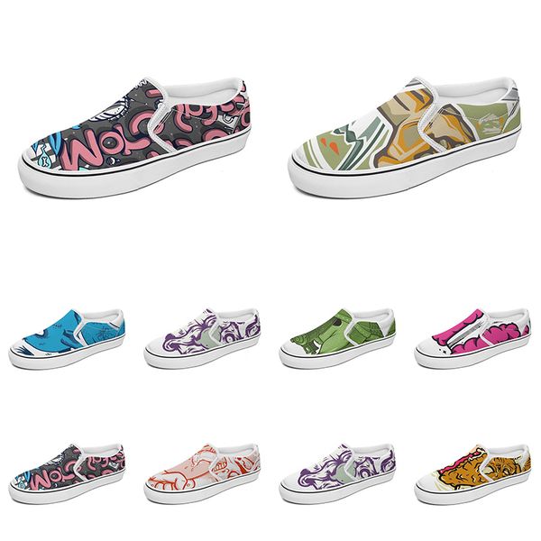 men women custom slip on canvas shoes anime cartoon animal design diy word black white blue red outdoor mens trainer 184
men women custom slip on canvas shoes anime cartoon animal design diy word black white blue red outdoor mens trainer 184