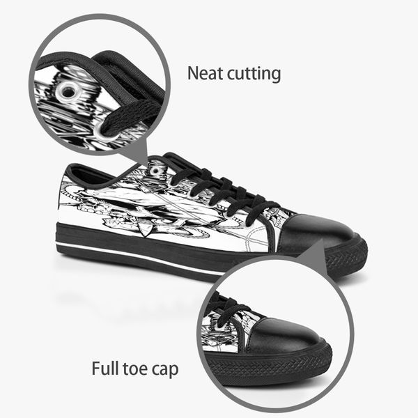 custom shoes classic canvas low cut skateboard casual triple black accept customization uv printing low mens womens sports sneakers breathab
custom shoes classic canvas low cut skateboard casual triple black accept customization uv printing low mens womens sports sneakers breathab