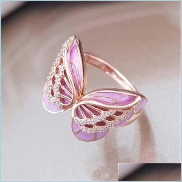 cluster rings crystal butterfly ring enamel animal cluster wedding rings gift for women fashion jewelry drop delivery dhpxi, Golden;silver
cluster rings crystal butterfly ring enamel animal cluster wedding rings gift for women fashion jewelry drop delivery dhpxi, Golden;silver