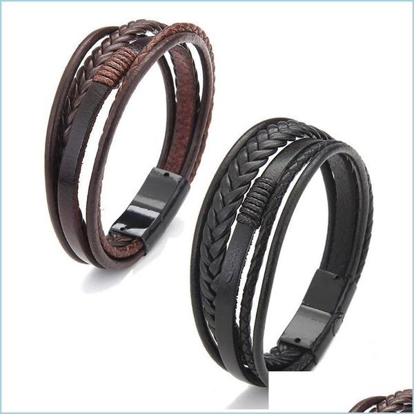 charm bangle bangle woven braid leather bracelet cuff magnetic button mtilayer bracelets wristband women men fashion jewelry gift drop deli, Black
charm bangle bangle woven braid leather bracelet cuff magnetic button mtilayer bracelets wristband women men fashion jewelry gift drop deli, Black