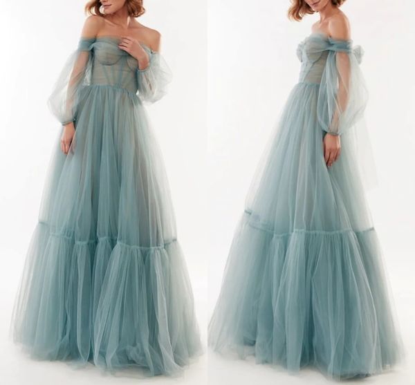 dusty blue women prom party dress 2023 off shoulder long sleeve tulle with bow evening formal gowns mermaid robes de soiree vestidos fieast, Black
dusty blue women prom party dress 2023 off shoulder long sleeve tulle with bow evening formal gowns mermaid robes de soiree vestidos fieast, Black