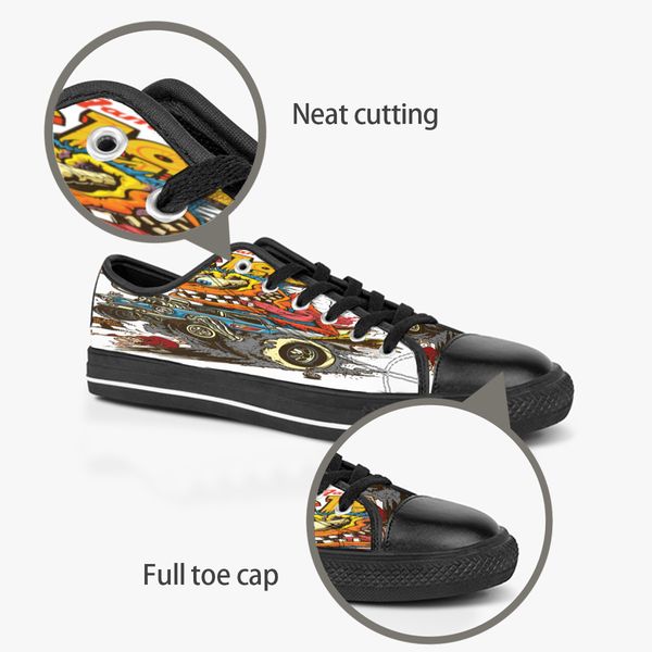 custom shoes classic canvas low cut skateboard casual triple black accept customization uv printing low mens womens sports sneakers breathab
custom shoes classic canvas low cut skateboard casual triple black accept customization uv printing low mens womens sports sneakers breathab