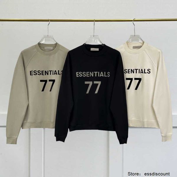 ess hoodies essential 77 mens sweatshirt double thread flocking round neck sweater for men and women lovers loose high street fashion, Black;brown
ess hoodies essential 77 mens sweatshirt double thread flocking round neck sweater for men and women lovers loose high street fashion, Black;brown