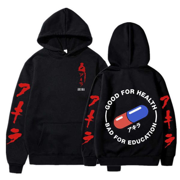 men's hoodies sweatshirts 2022 new japanese anime akira print hoodie men winter fleece pullover men women harajuku long sleeve hooded s, Black
men's hoodies sweatshirts 2022 new japanese anime akira print hoodie men winter fleece pullover men women harajuku long sleeve hooded s, Black