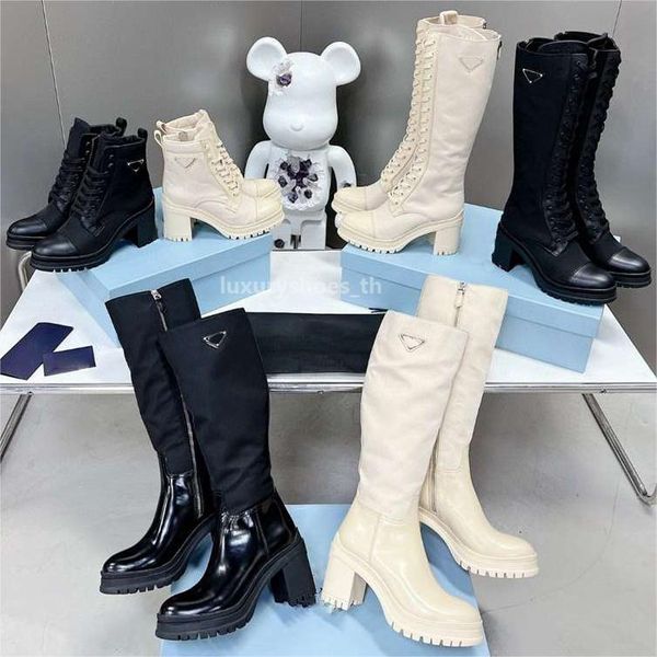 designer boots rois boots winter calfskin martin shoe detachable nylon pouch combat shoes women thick bottom mid-length boot, Black
designer boots rois boots winter calfskin martin shoe detachable nylon pouch combat shoes women thick bottom mid-length boot, Black