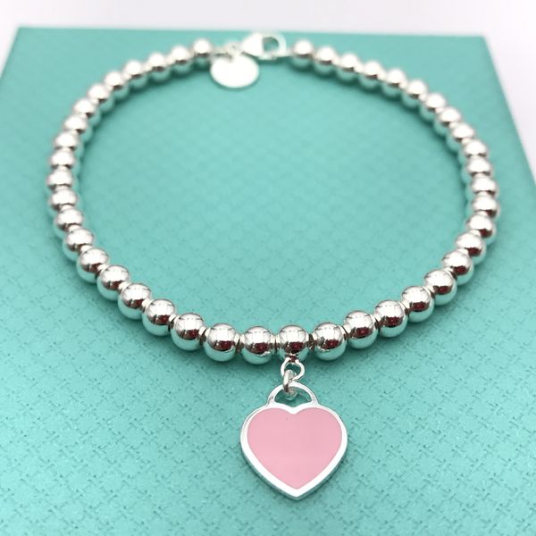 925 sterling silver round bead bracelet return t love charm bracelet birthday party gifts fashion jewelry for women red heart tag bracelets, Golden;silver
925 sterling silver round bead bracelet return t love charm bracelet birthday party gifts fashion jewelry for women red heart tag bracelets, Golden;silver