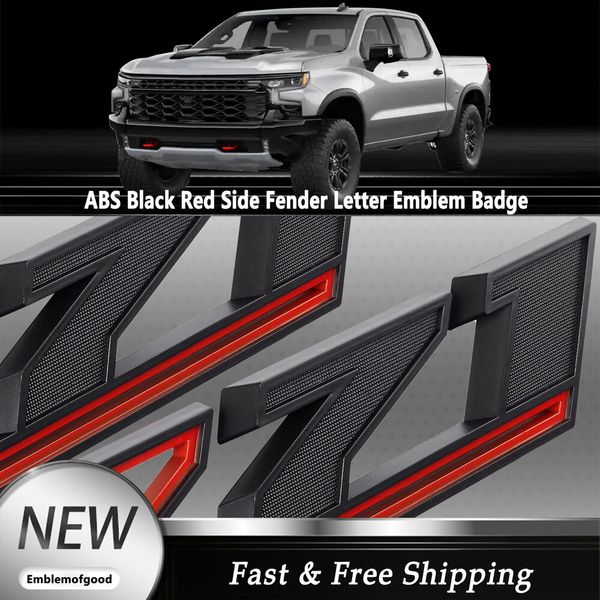 2pcs z71 car stickers decal badge emblems for 2019-2021 silverado 1500 2500 3500 black red
2pcs z71 car stickers decal badge emblems for 2019-2021 silverado 1500 2500 3500 black red