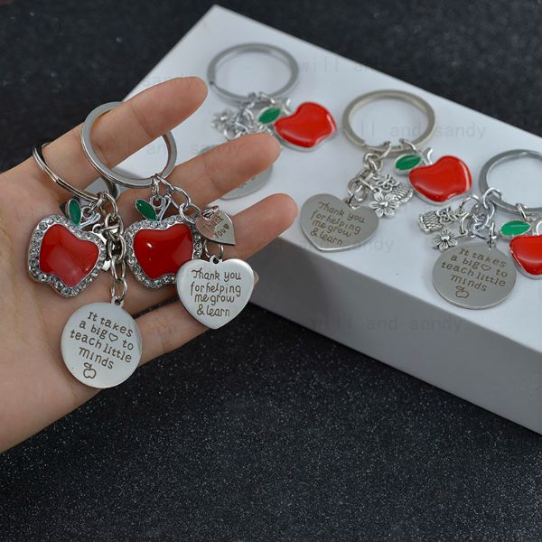 heart charm stainless steel teacher's day key ring for teacher letter dripping oil enamel keychain flower pendant key chain fashion jew, Slivery;golden
heart charm stainless steel teacher's day key ring for teacher letter dripping oil enamel keychain flower pendant key chain fashion jew, Slivery;golden