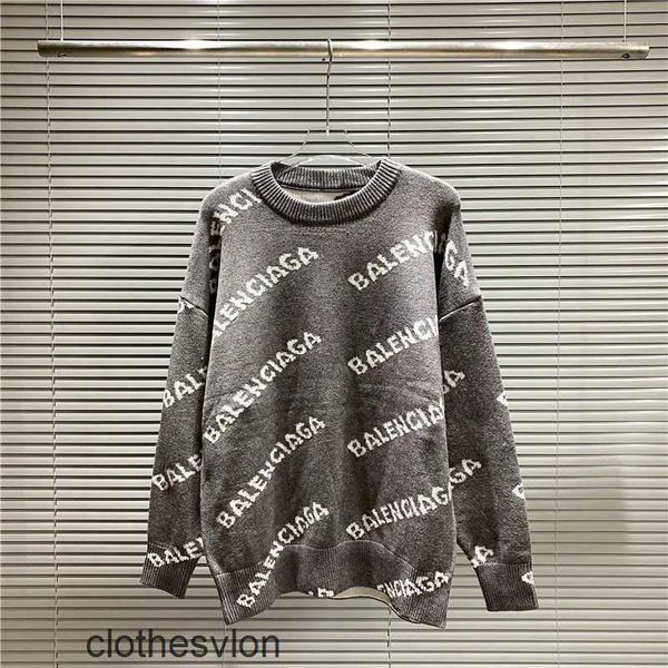 autumn show sweaters designer 2023 winter balenciga fashion brand letter jacquard sweater men's women's loose round neck 13tk, White;black
autumn show sweaters designer 2023 winter balenciga fashion brand letter jacquard sweater men's women's loose round neck 13tk, White;black