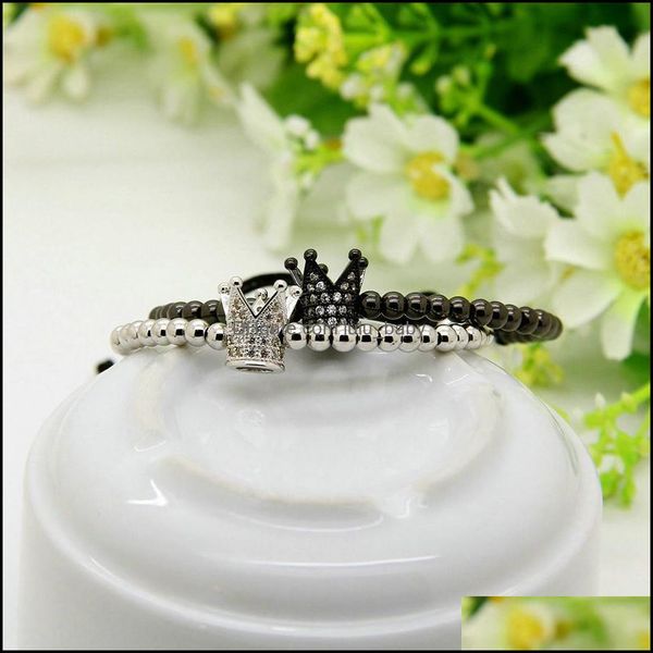 charm bracelets high grade jewelry wholesale 4mm copper beads gold and platinum crown braided charm men bracelet women party gift dr dhixc, Golden;silver
charm bracelets high grade jewelry wholesale 4mm copper beads gold and platinum crown braided charm men bracelet women party gift dr dhixc, Golden;silver