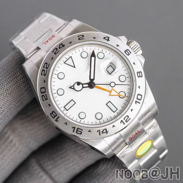 luxury mens watch white dial explorer2 316l stainless steel automatic mechanical watch, Slivery;brown
luxury mens watch white dial explorer2 316l stainless steel automatic mechanical watch, Slivery;brown