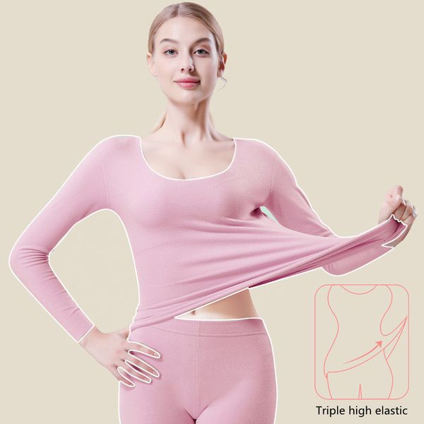 women's thermal underwear seamless women pajama inner wear for women thermal underwear set shaper body winter female velvet home clothe, Black;pink
women's thermal underwear seamless women pajama inner wear for women thermal underwear set shaper body winter female velvet home clothe, Black;pink