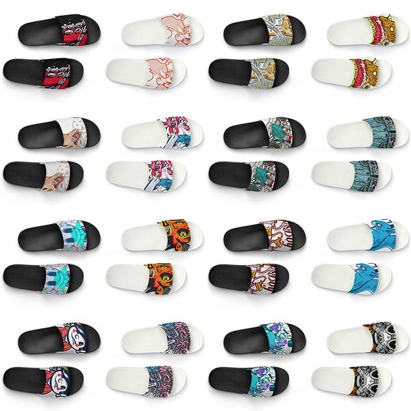 men women custom slippers shoes artoon animal design diy word black white blue red mens trainer 240
men women custom slippers shoes artoon animal design diy word black white blue red mens trainer 240